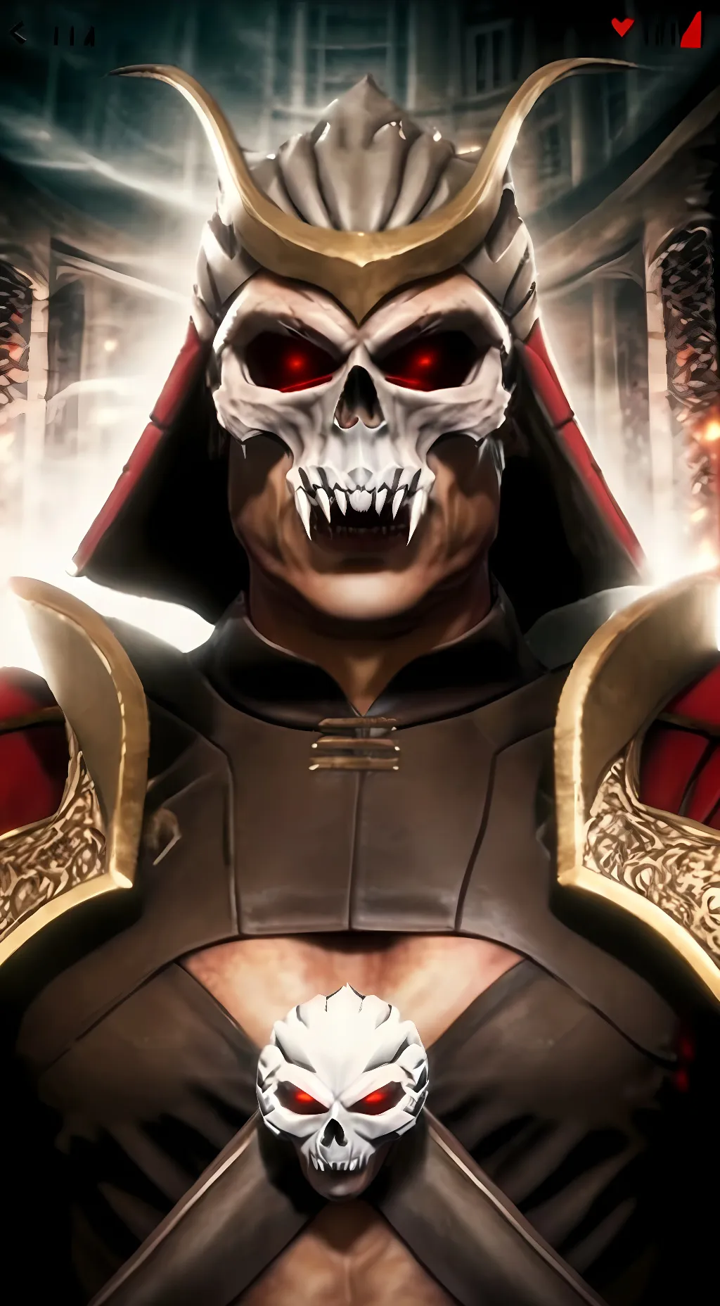 ai character: Shao Kahn background