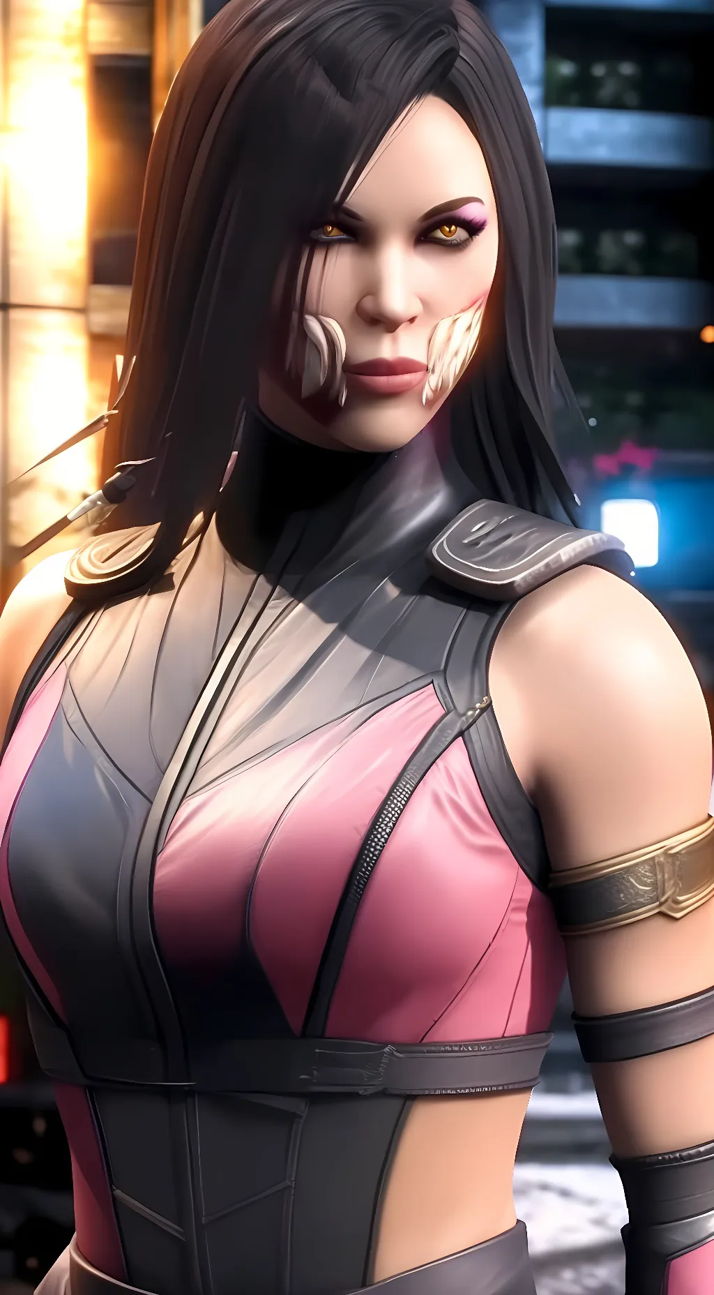 ai character: Mileena background
