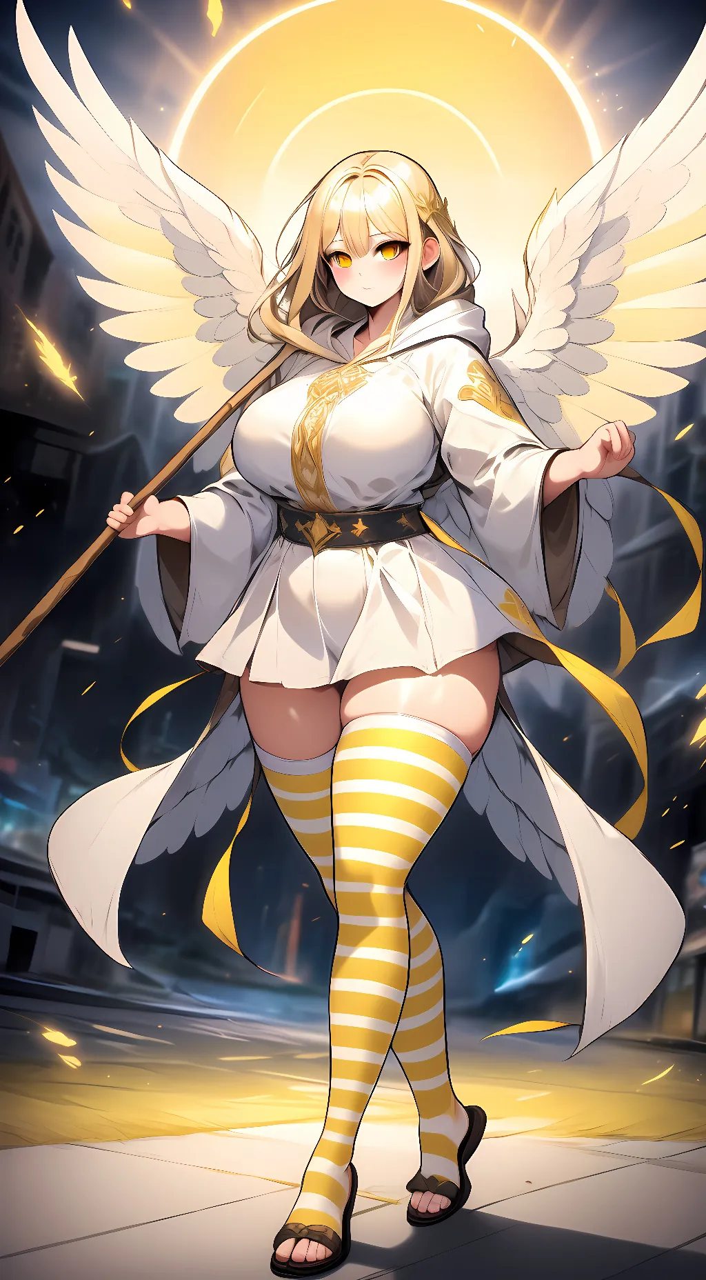 ai character: Raphael background