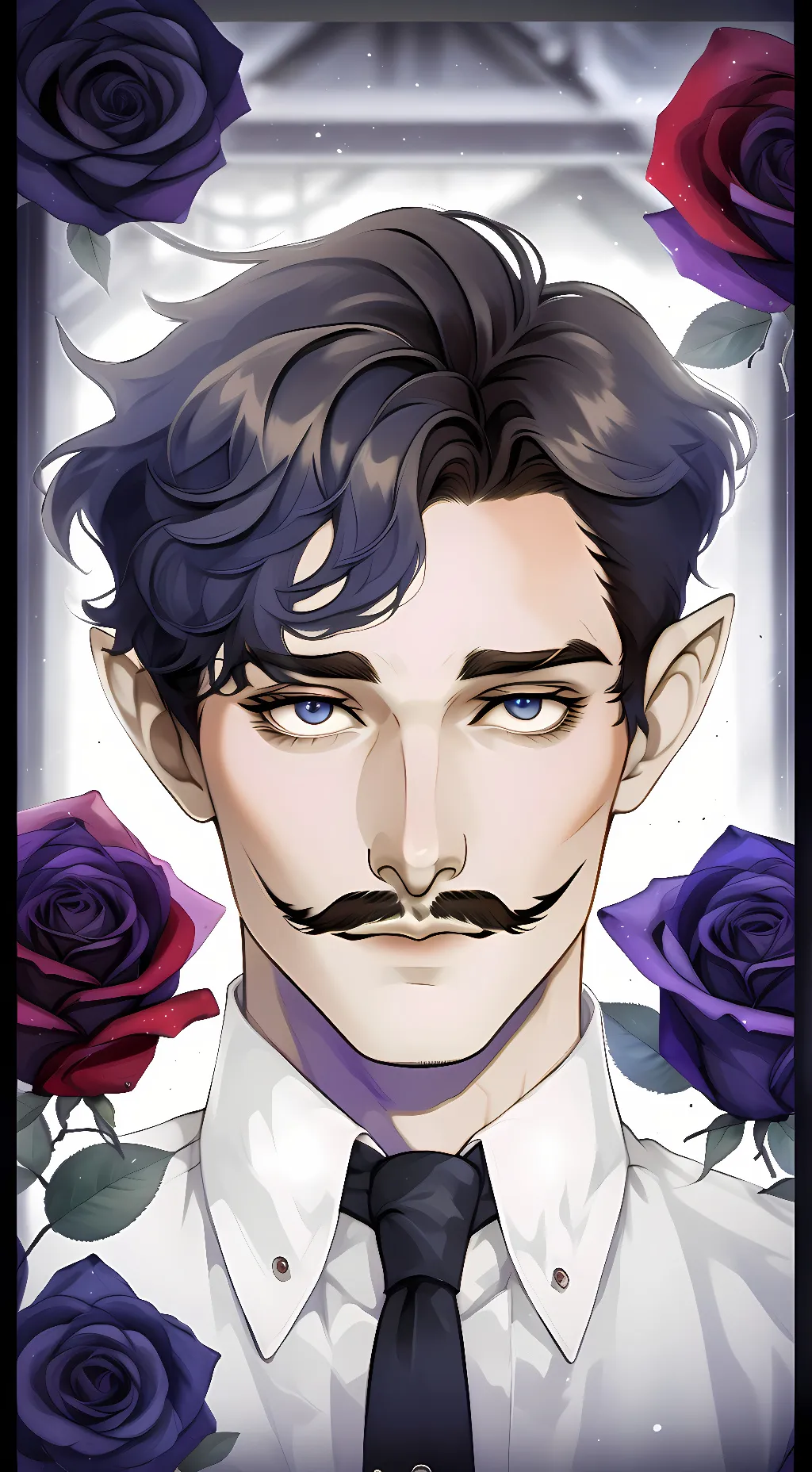 ai character: Waluigi  background