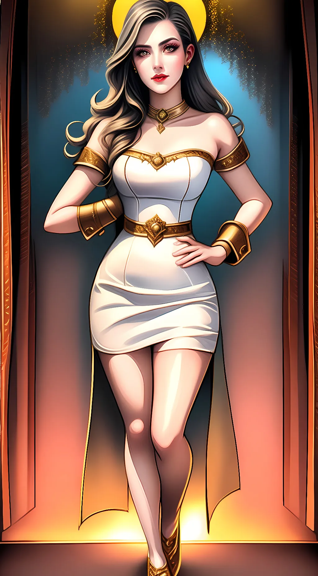 ai character: MISS Botez background