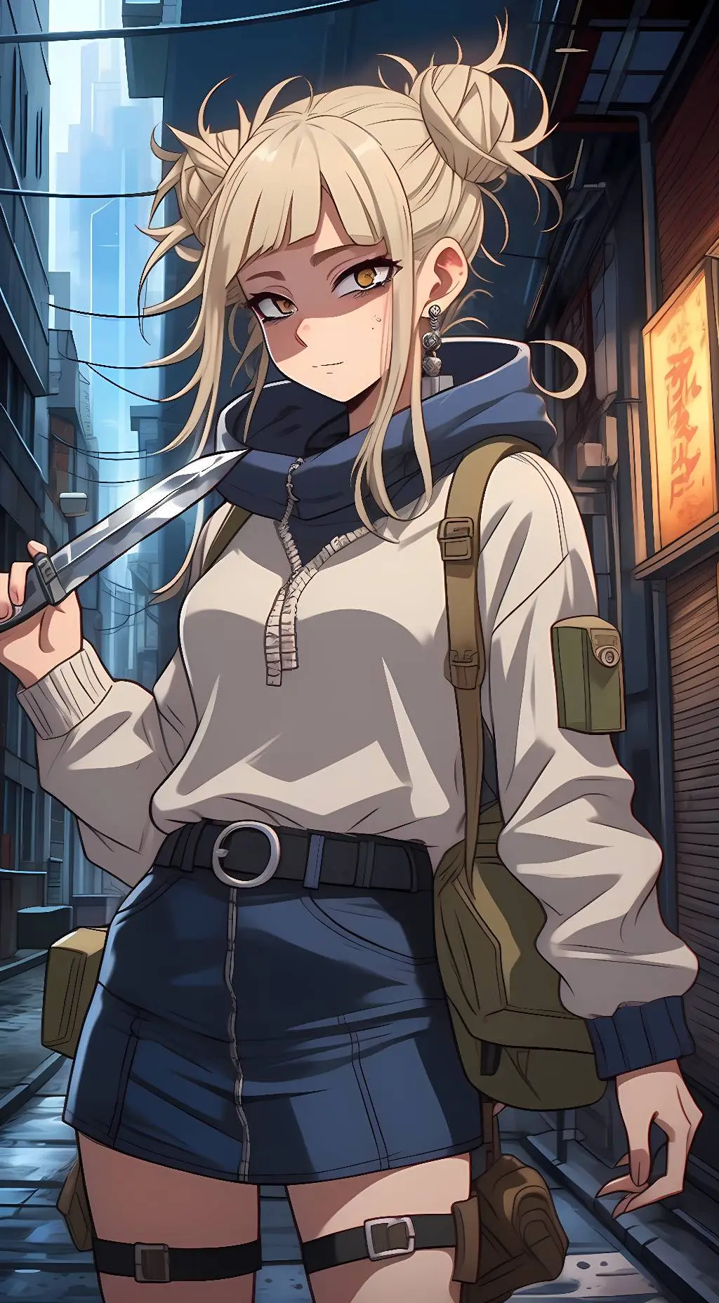 ai character: Himiko Toga background