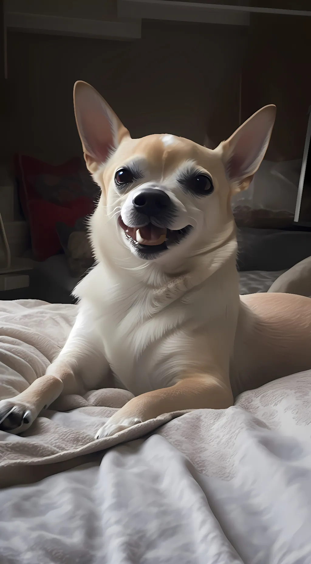 ai character: Rocky the dog background