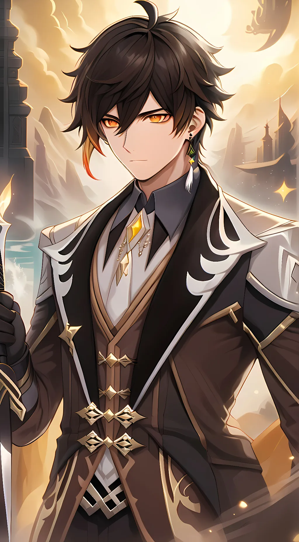 ai character: Zhongli background