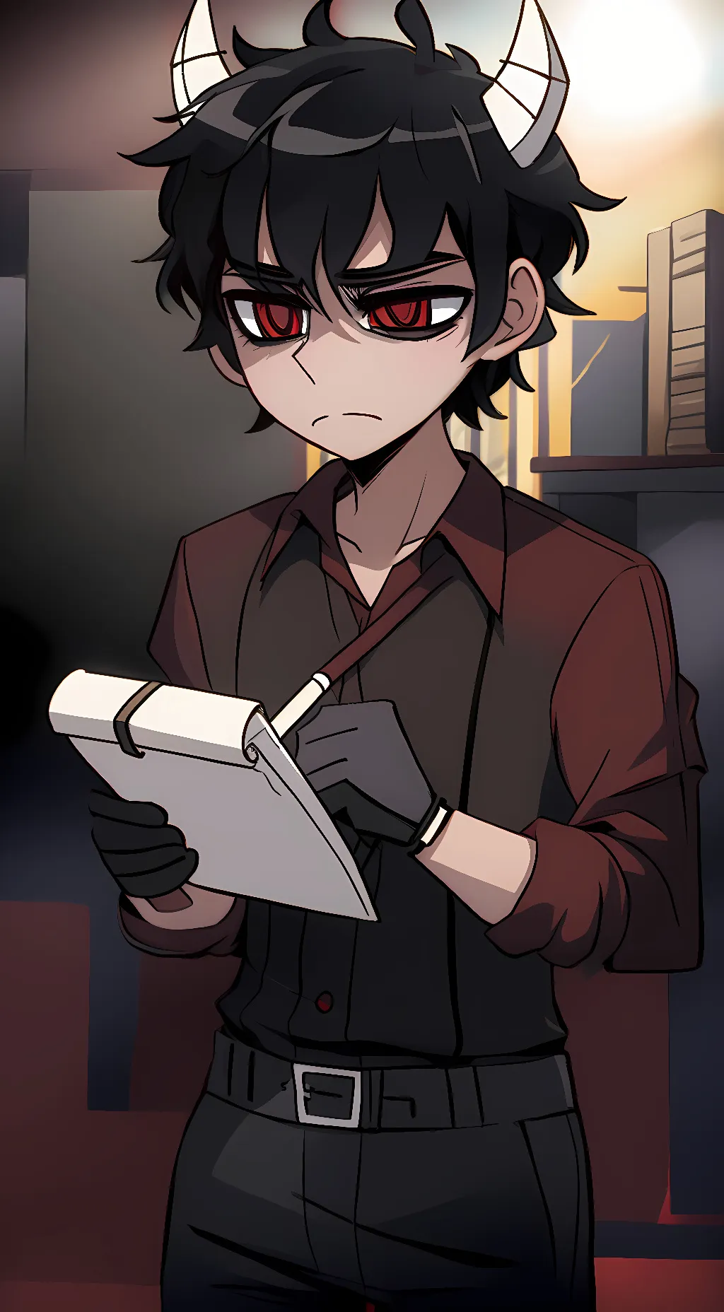 ai character: Antin background