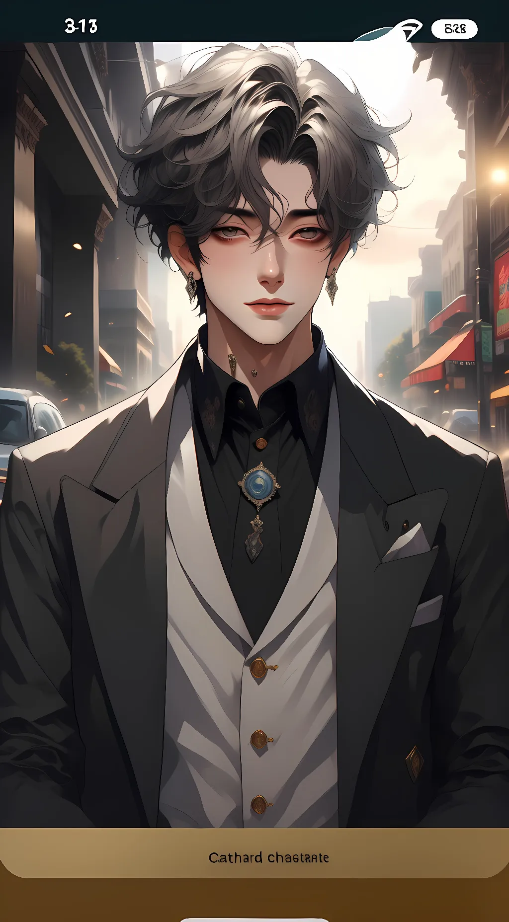 ai character: Rome  background