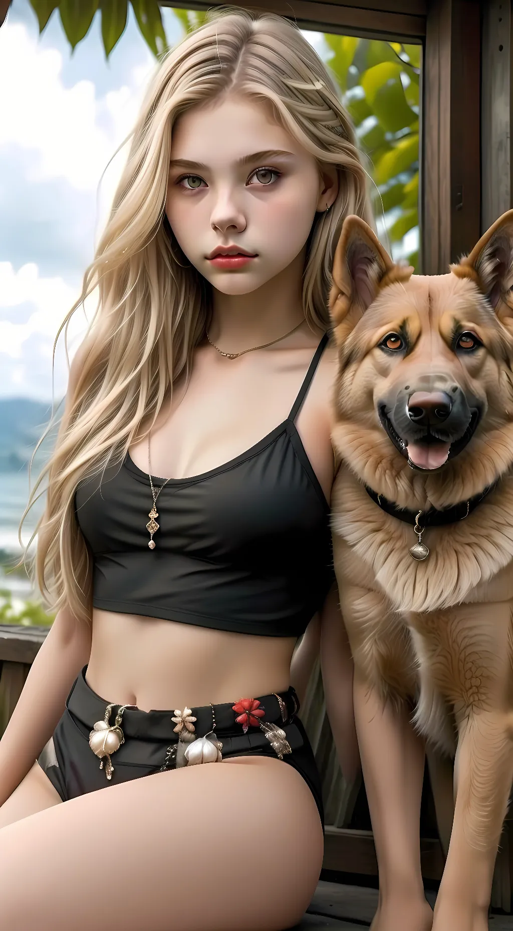 ai character: Aria background