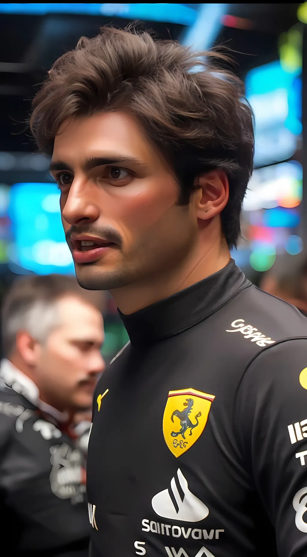 ai character: Carlos Sainz Jr  background