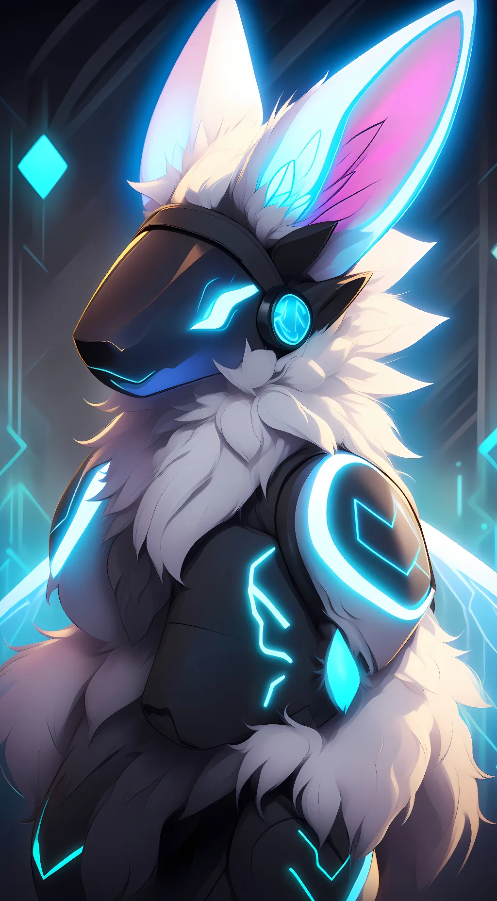 ai character: Luminosity background