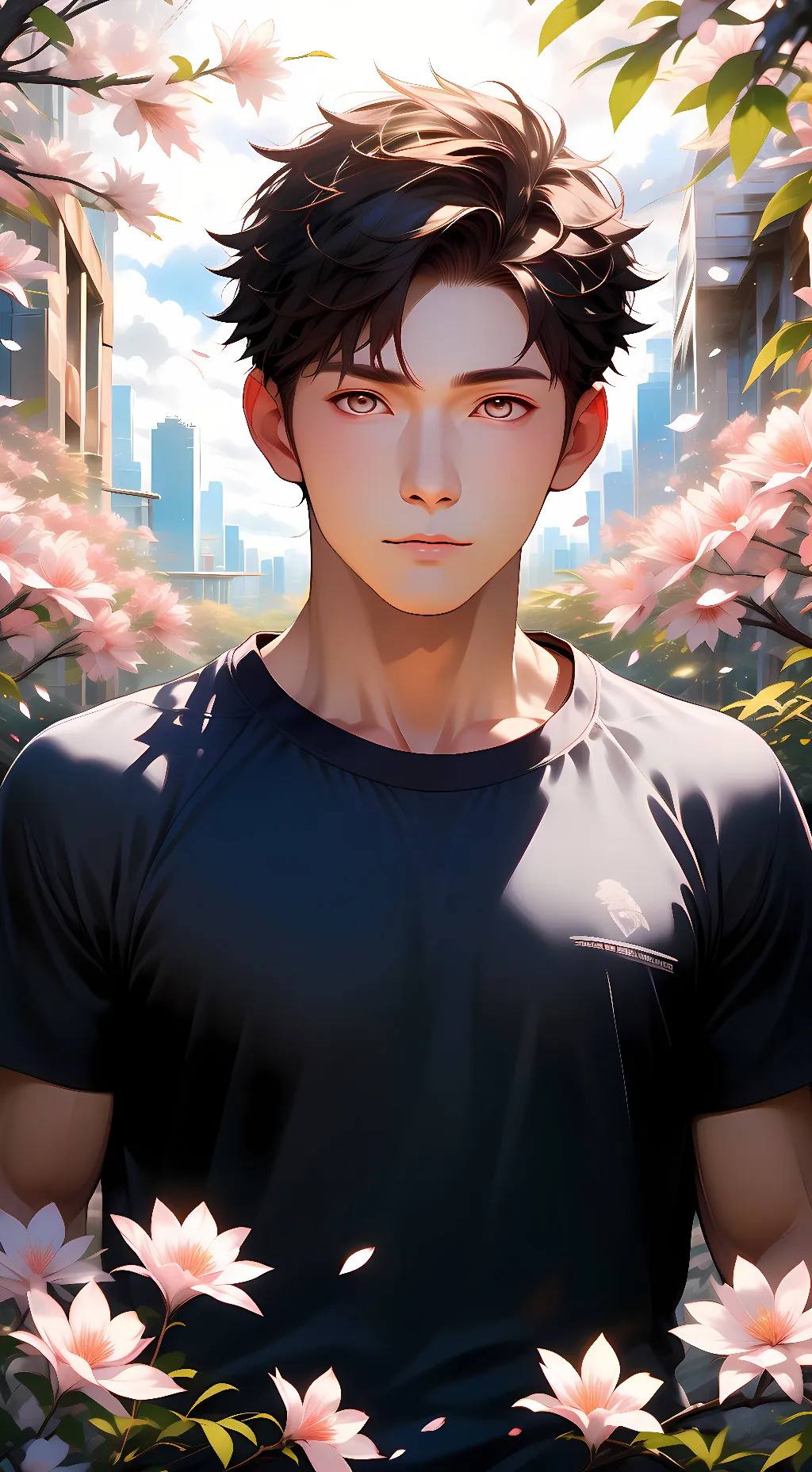 ai character: Jeffrey  background