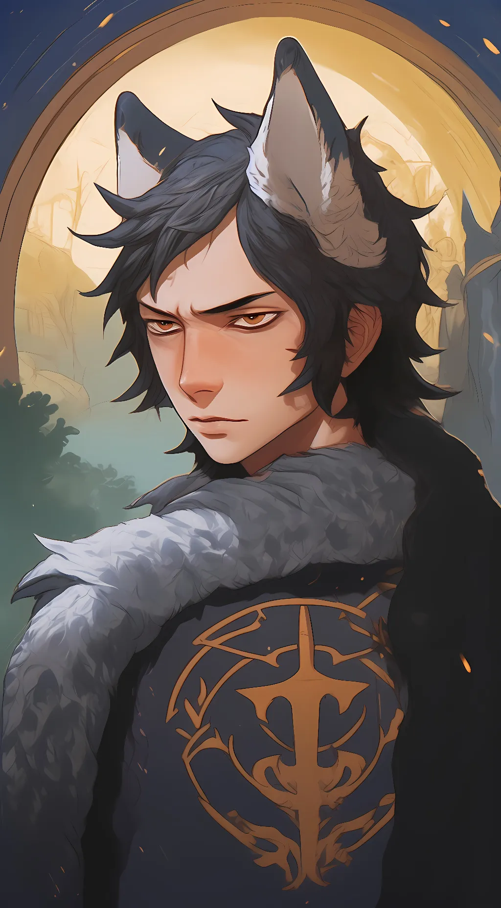 ai character: Neko Law background