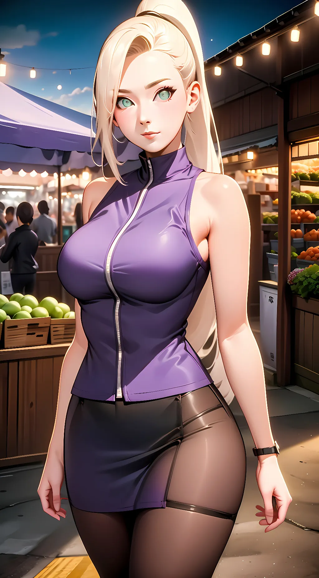 ai character: Ino Yamanaka background
