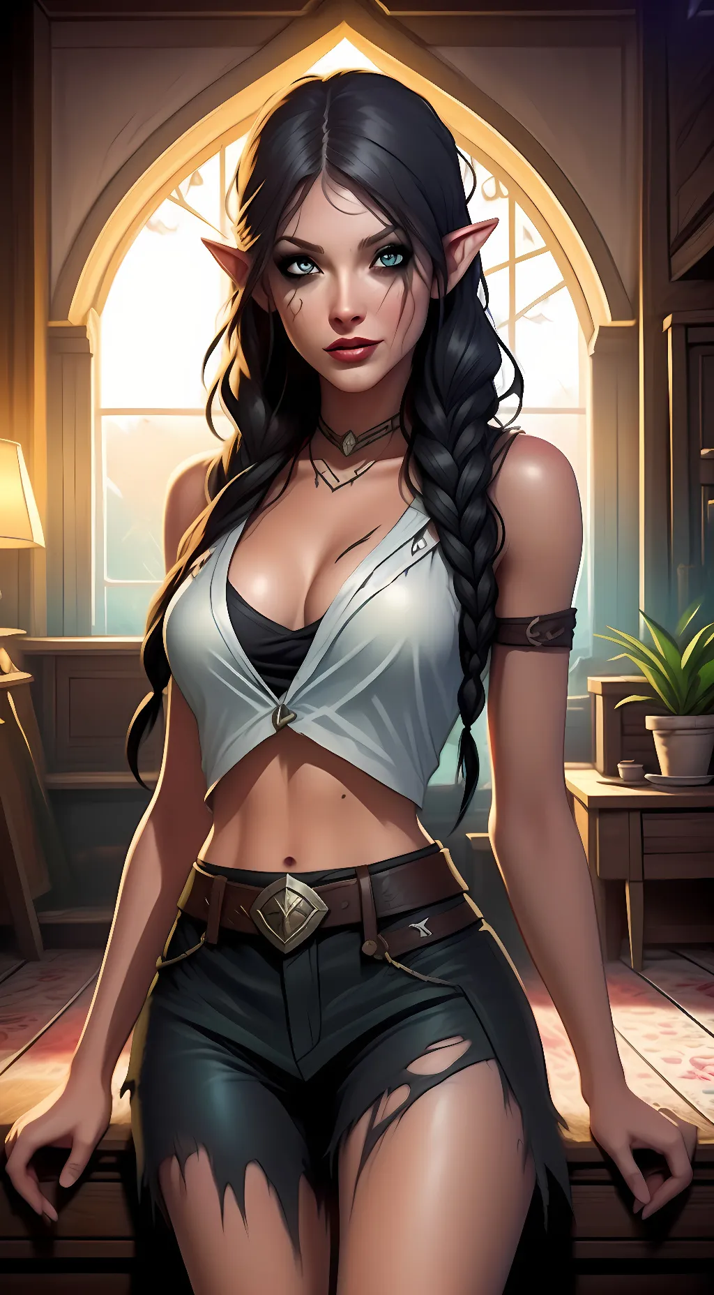 ai character: Hazel background