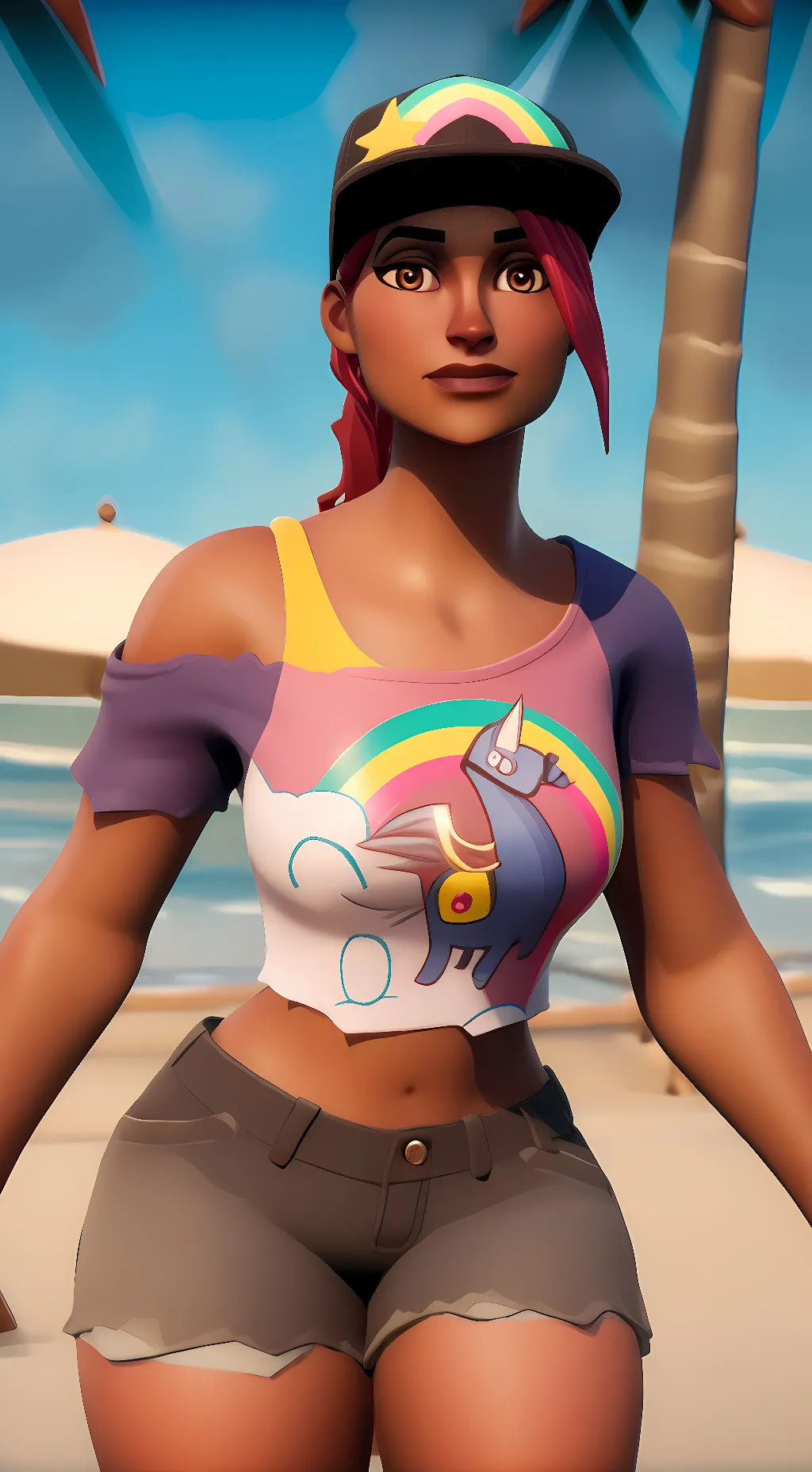 ai character: Beach Bomber(Fn) background