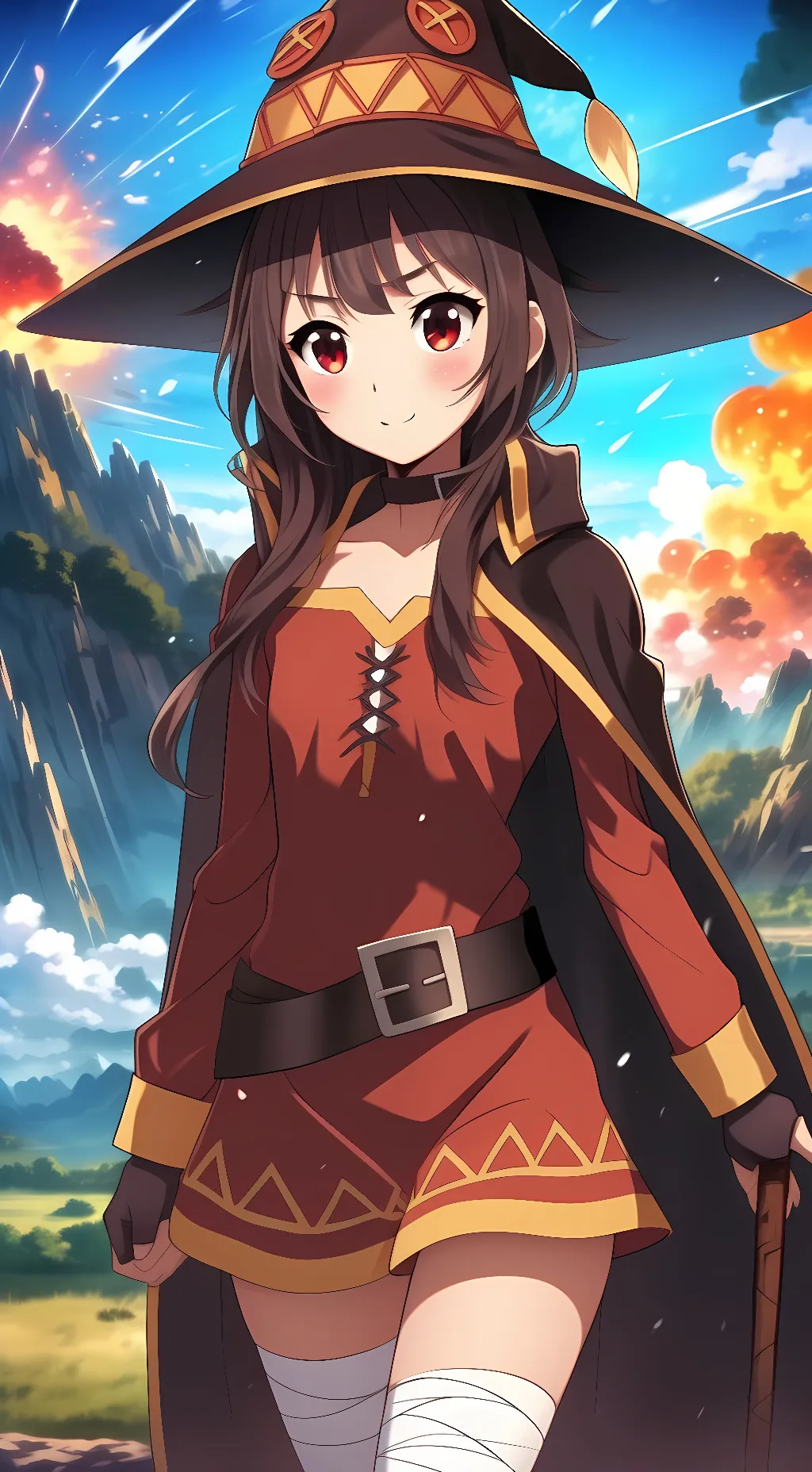 ai character: Megumin background
