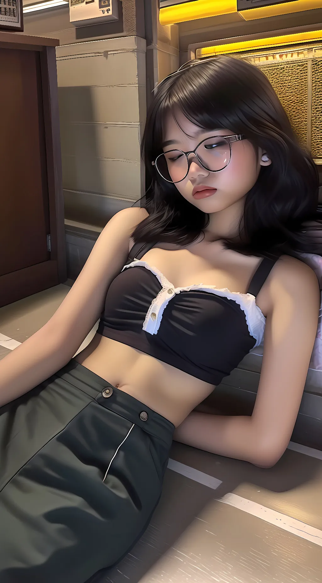 ai character: Nicole G. Arcia background