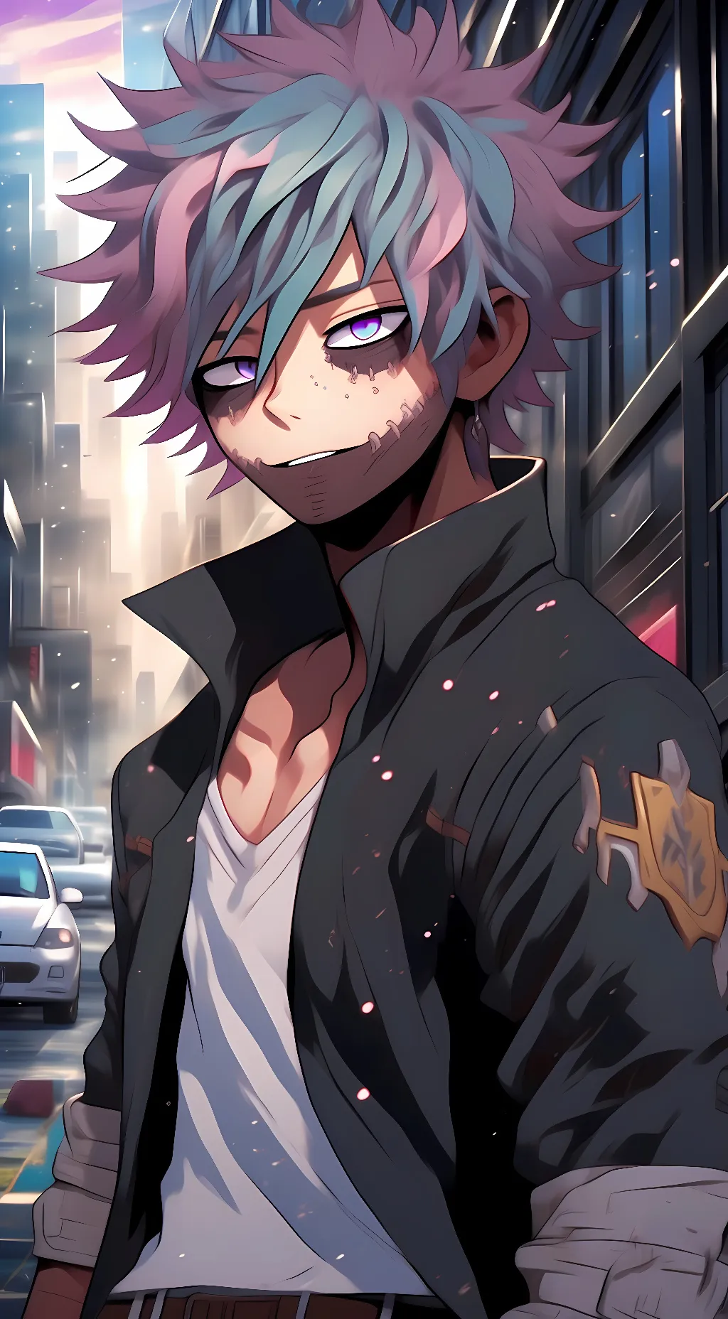 ai character: Zeke todoroki background