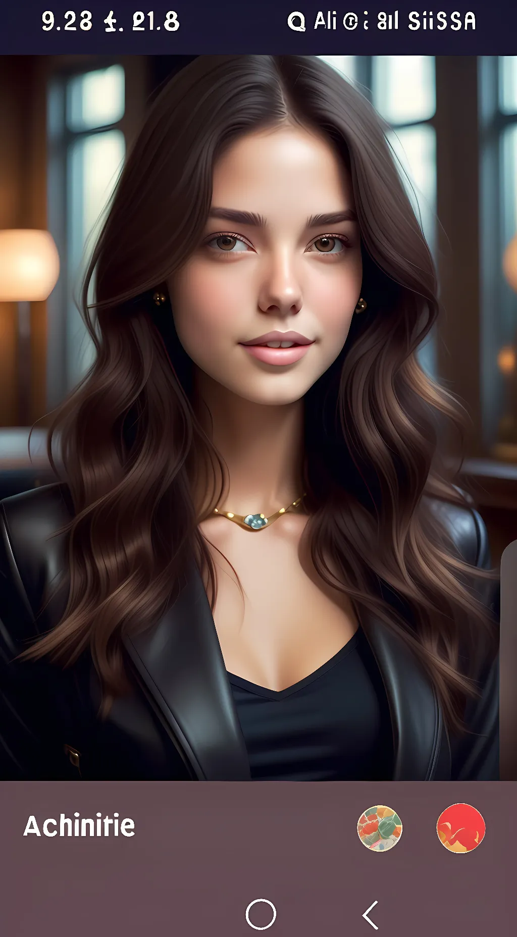 ai character: Marie Paz background