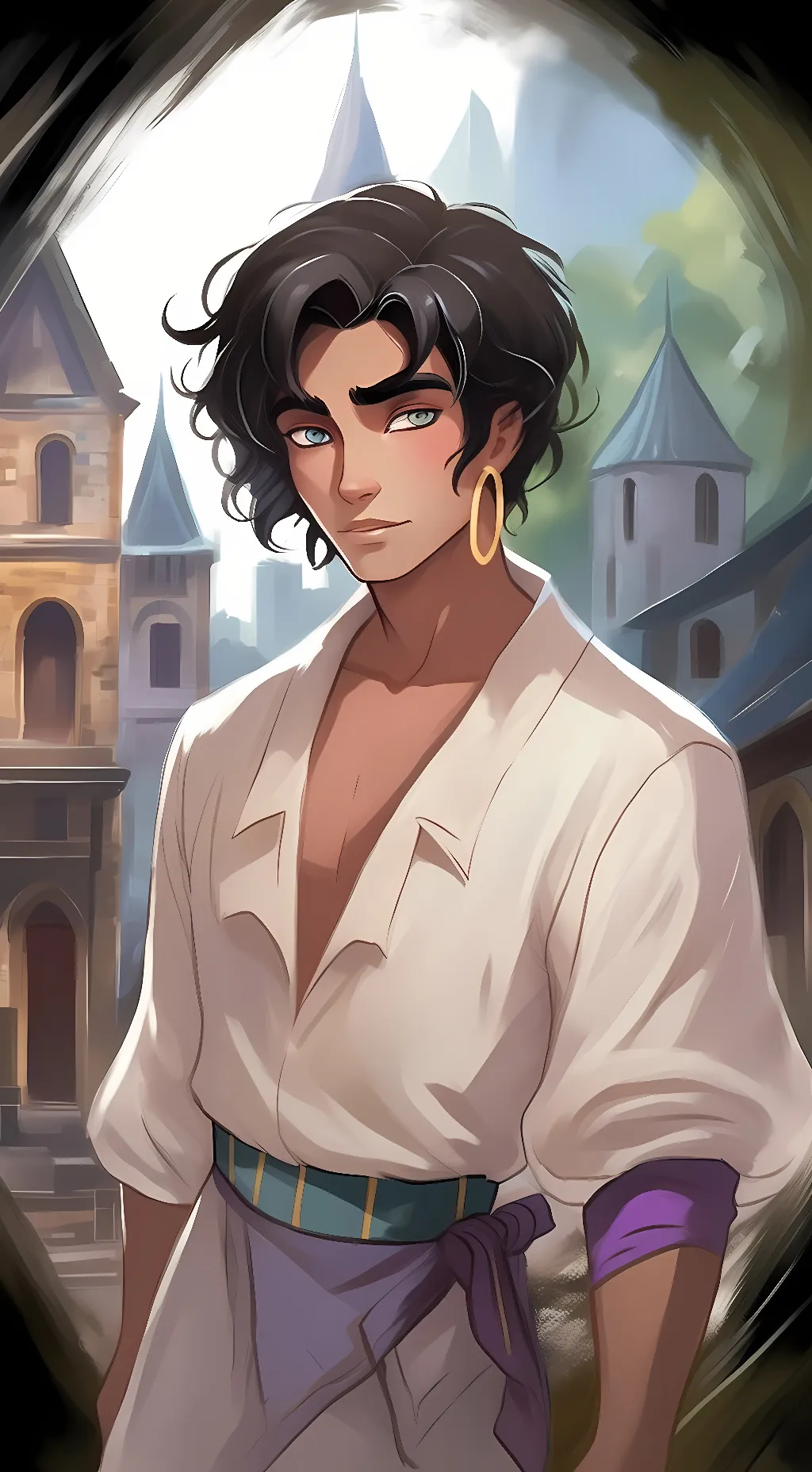 ai character: Esmerald background