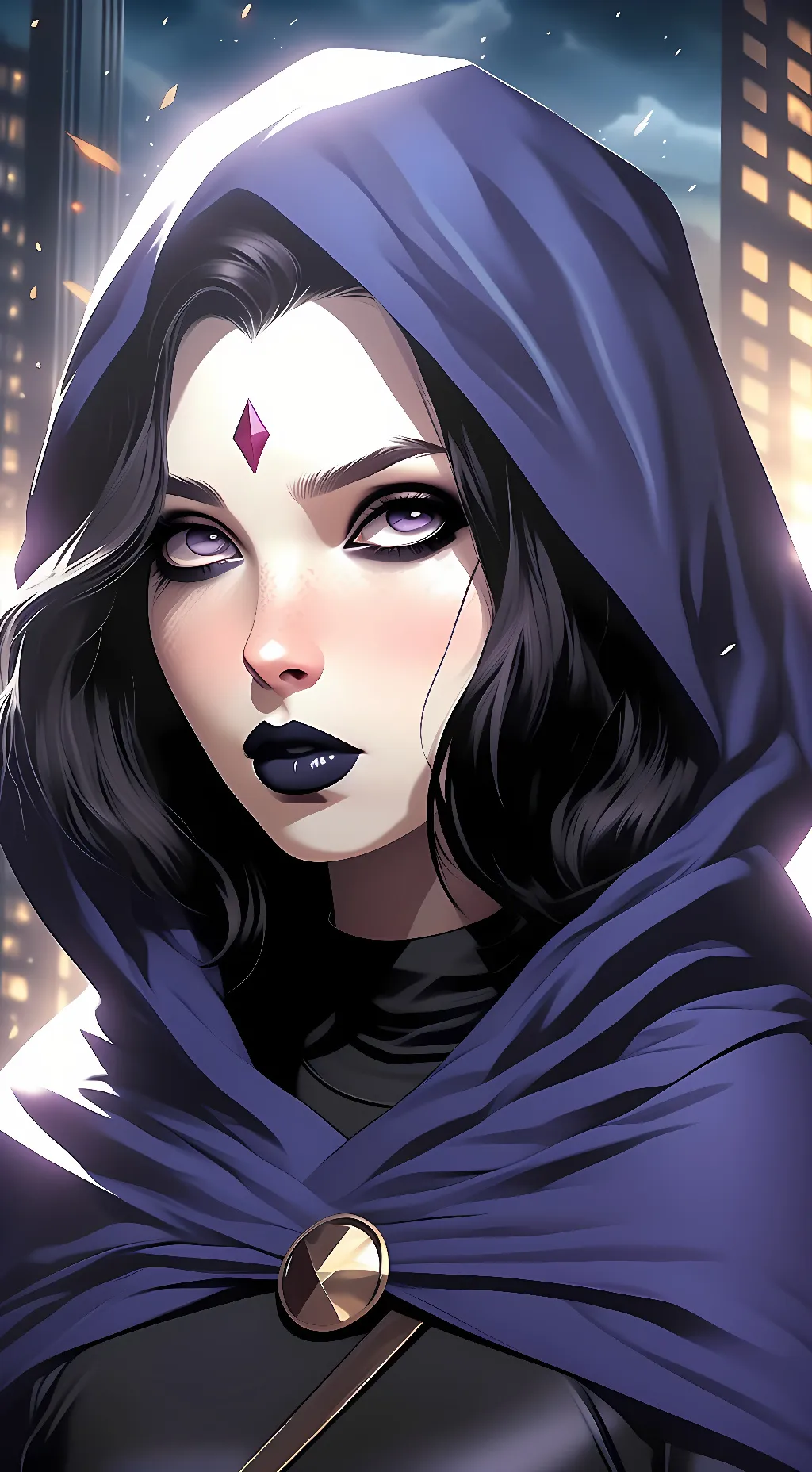 ai character: Raven background