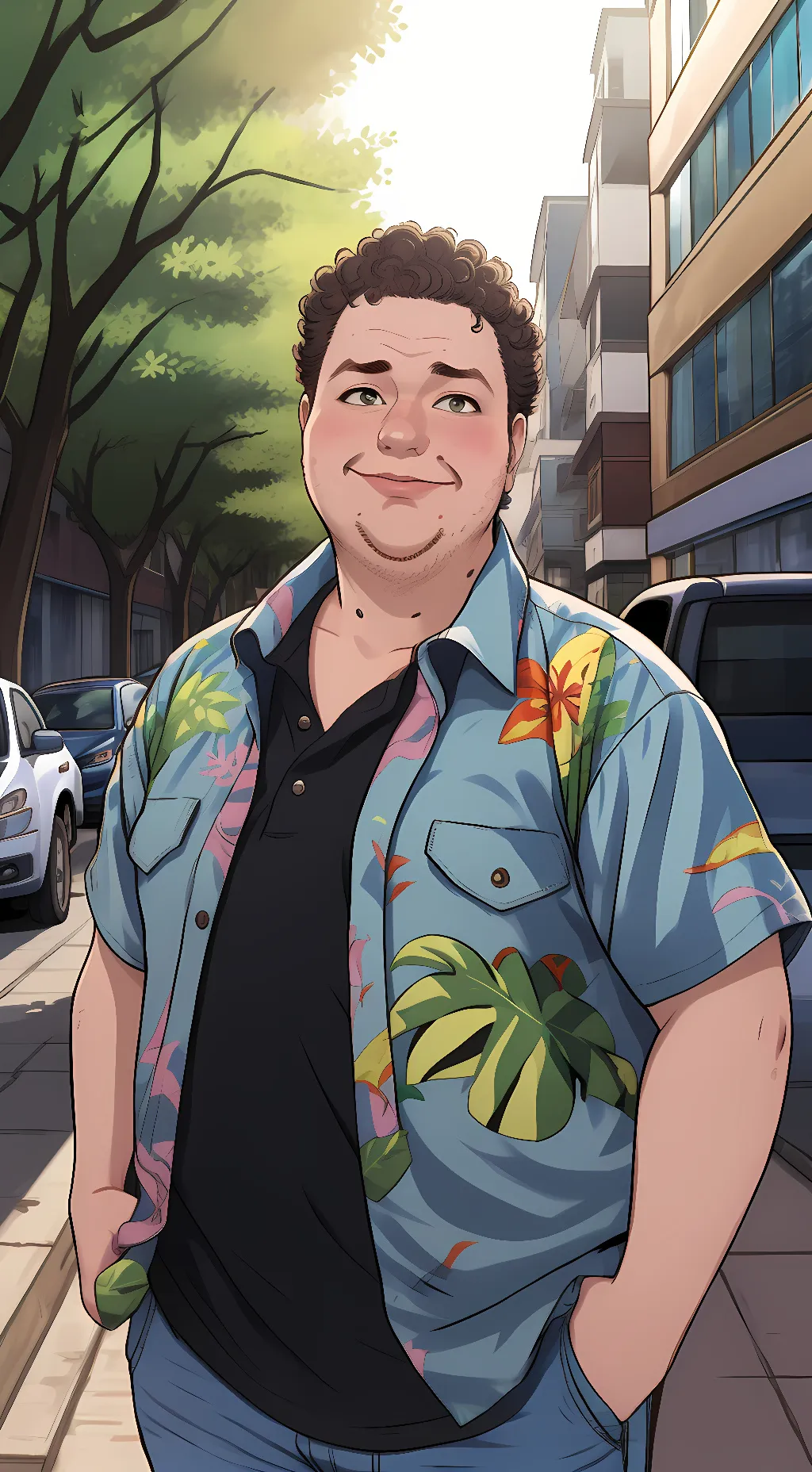 ai character: Christopher  background