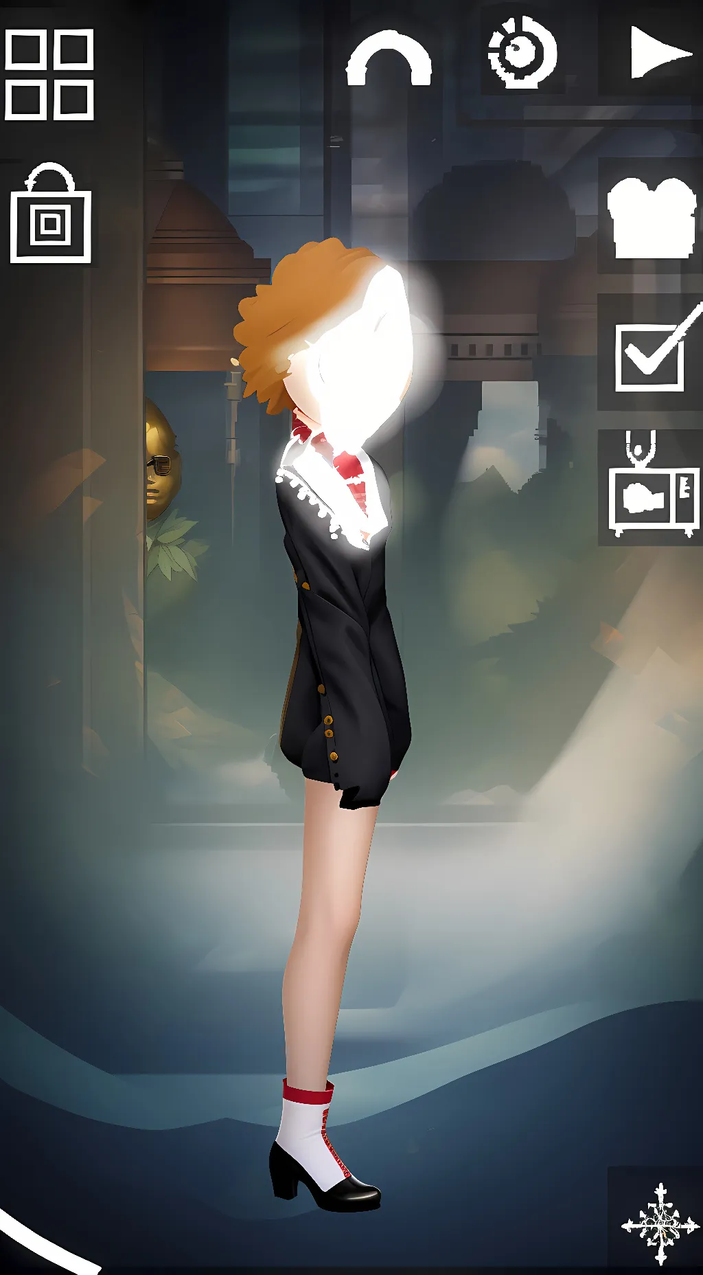 ai character: glitch liy background