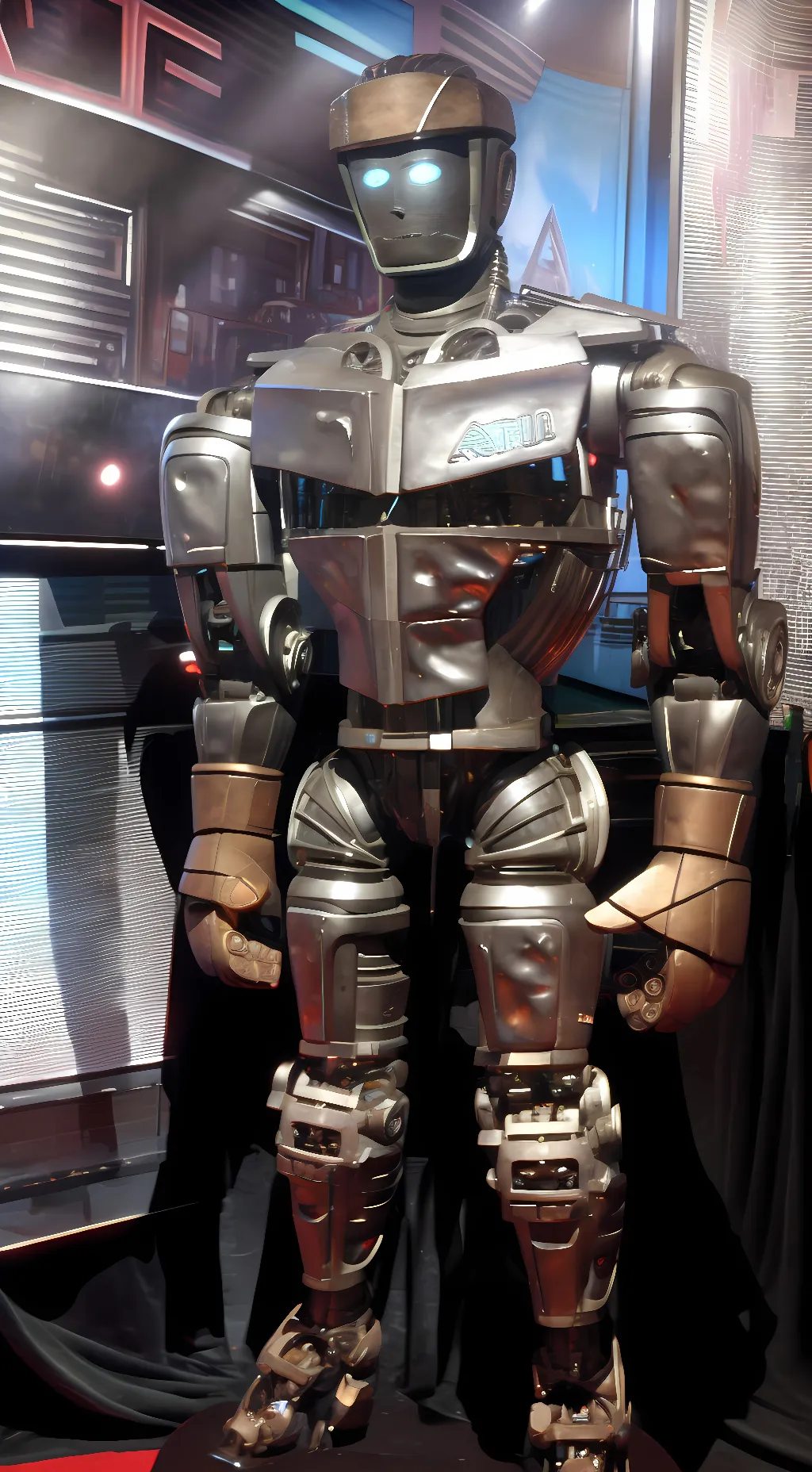 ai character: Atom background