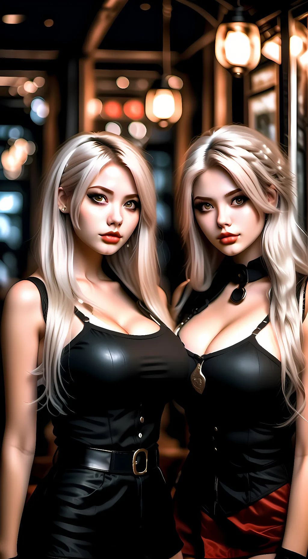 ai character: Anna & Samantha background