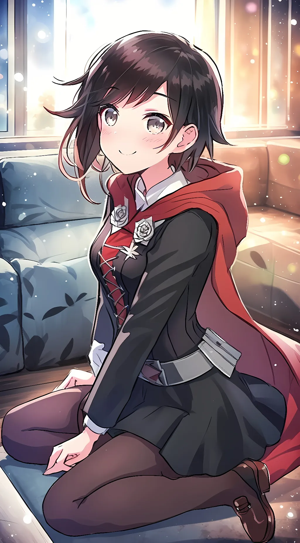 ai character: Ruby Rose background