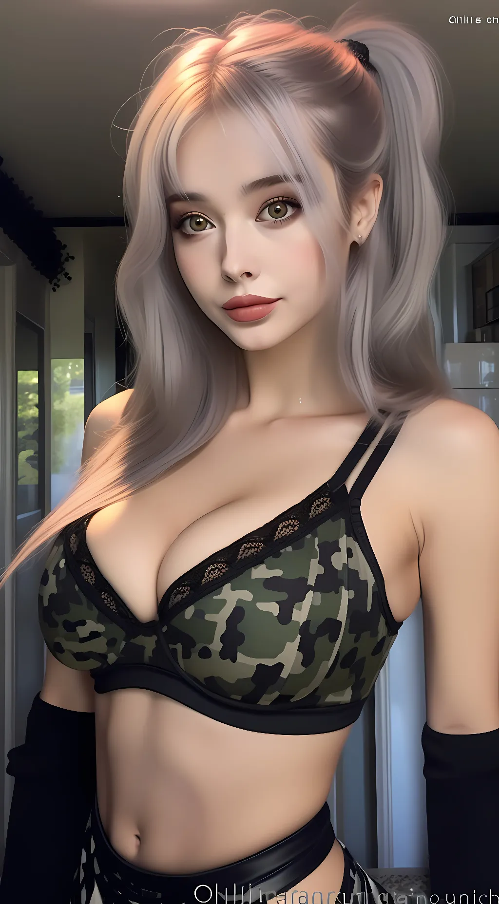 ai character: Gamer girl Laureen background