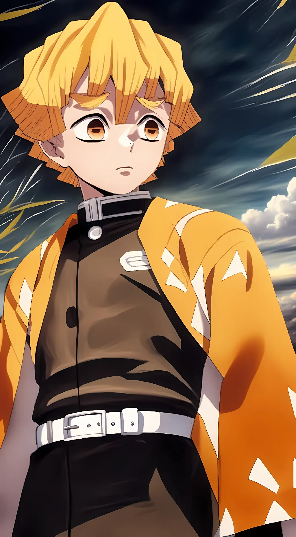 ai character: Zenitsu Agatsuma background