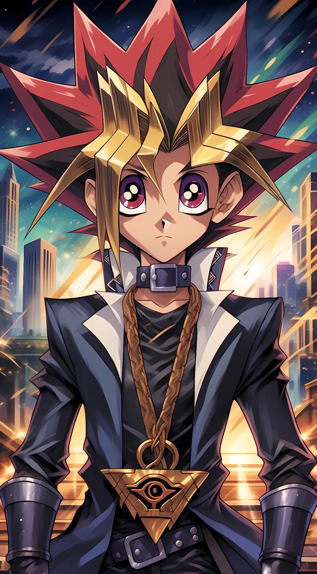 ai character: Yugi Muto background