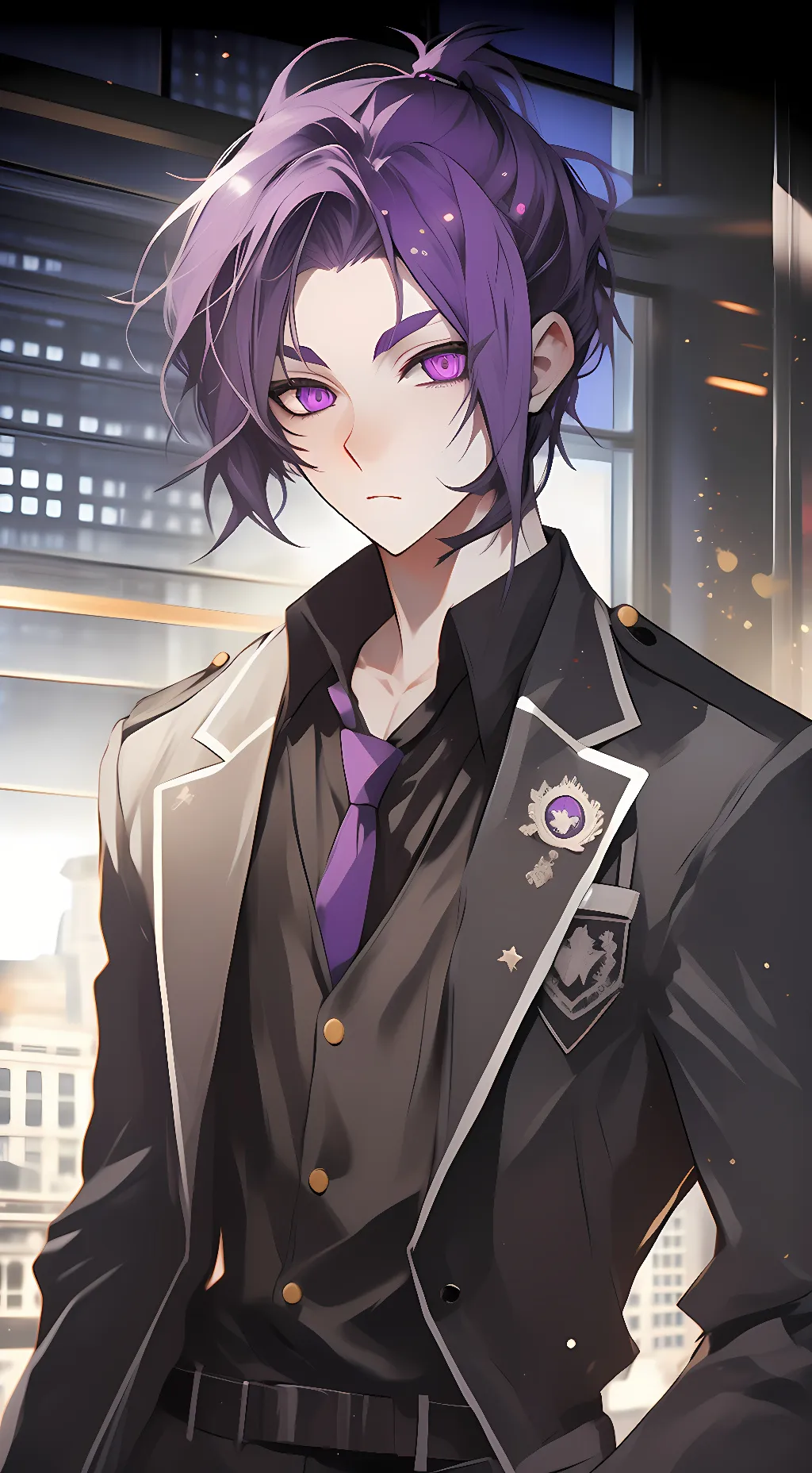 ai character: Ray background