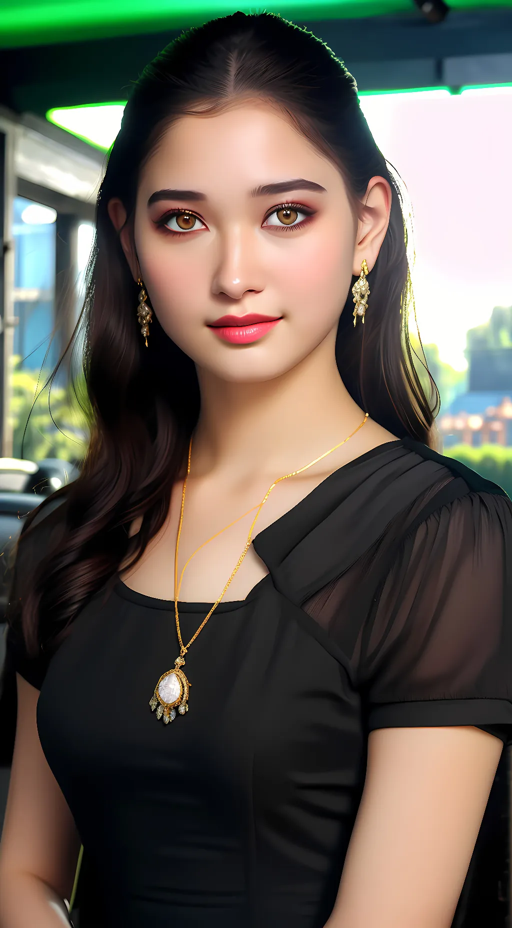 ai character: Tamannah Bhatia  background