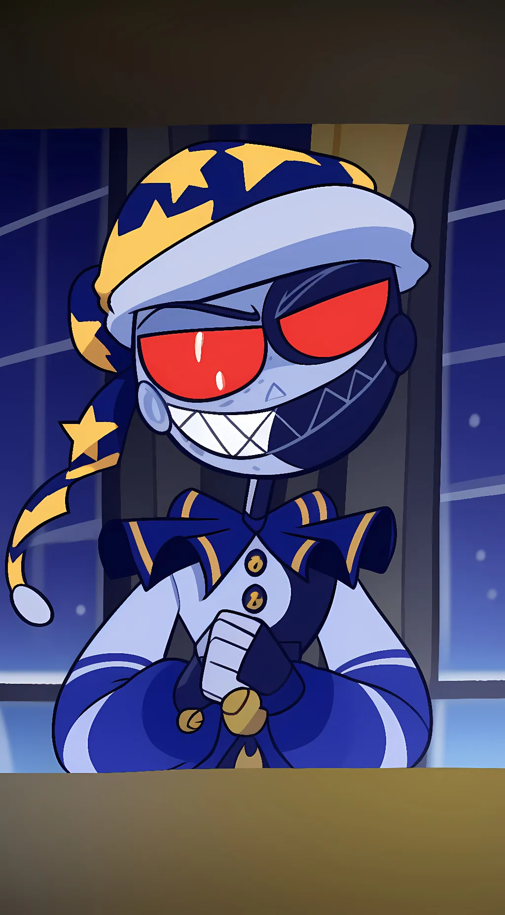 ai character: Moon background