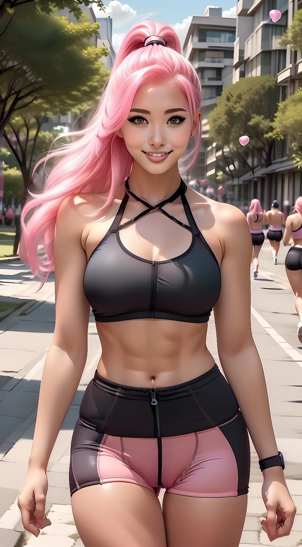 ai character: Crystal background