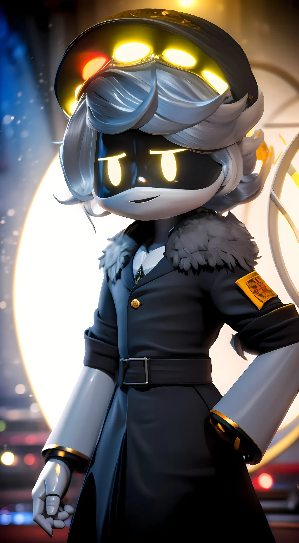 ai character: SD N  background