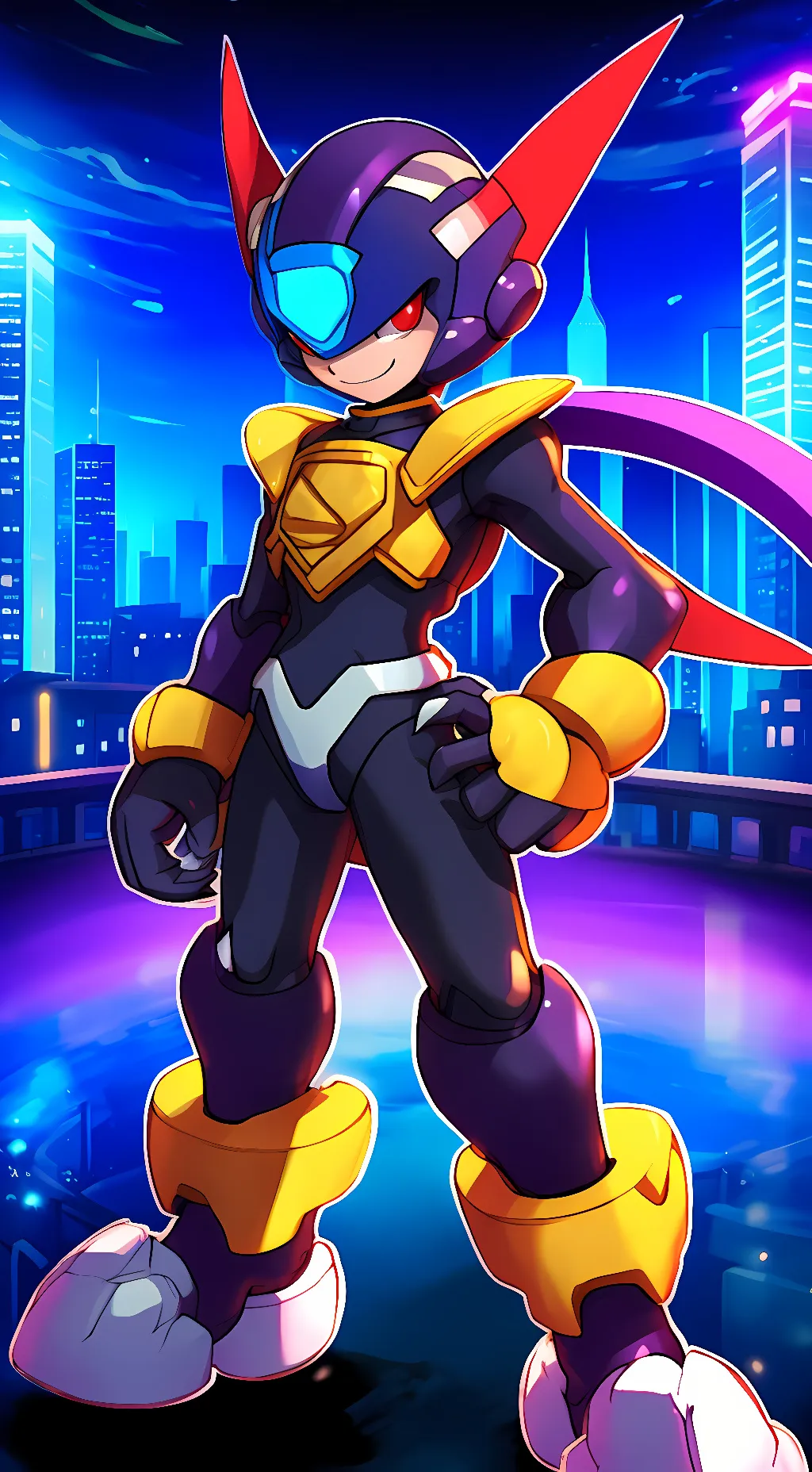 ai character: hunter background