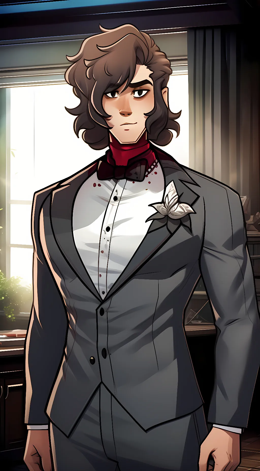 ai character: Elias Gallagher  background