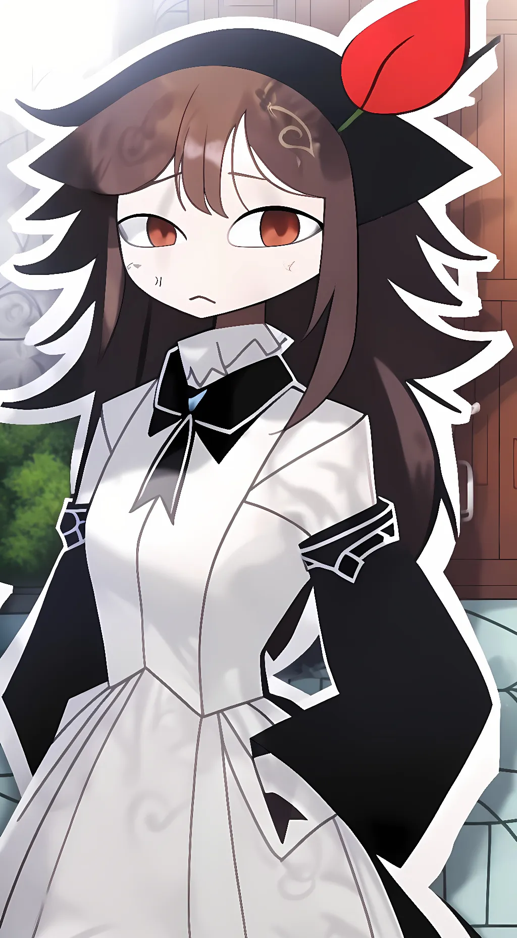 ai character: Mother Abbie background