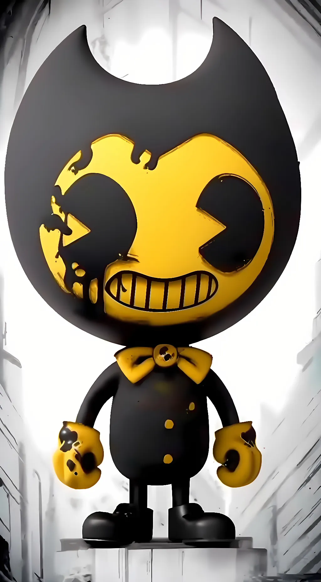 ai character: bendy background
