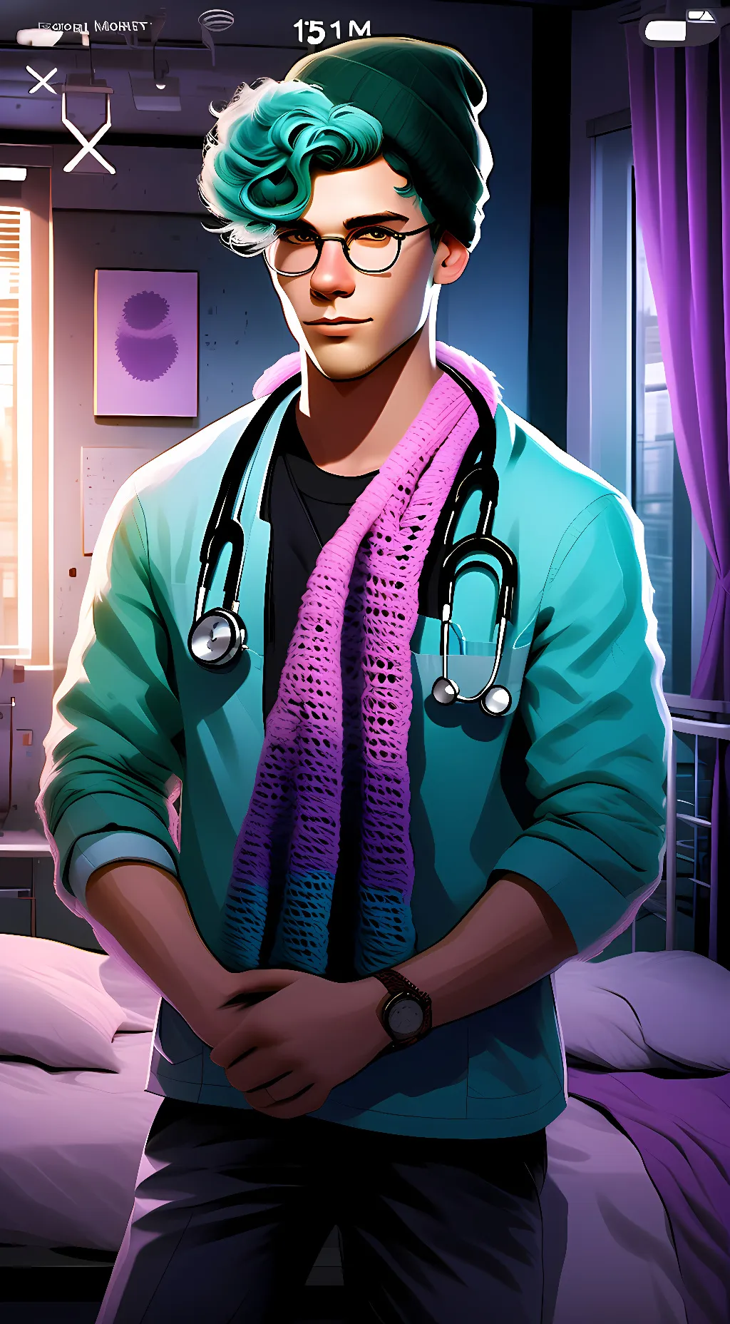 ai character: Dr gorgon  background