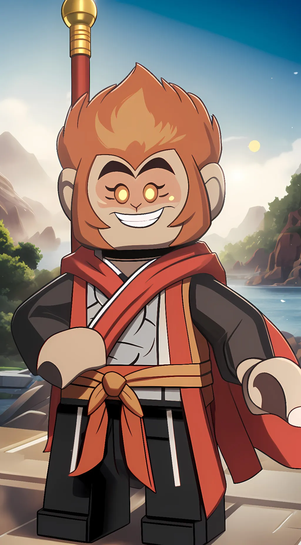ai character: SUN WUKONG (LMK) background