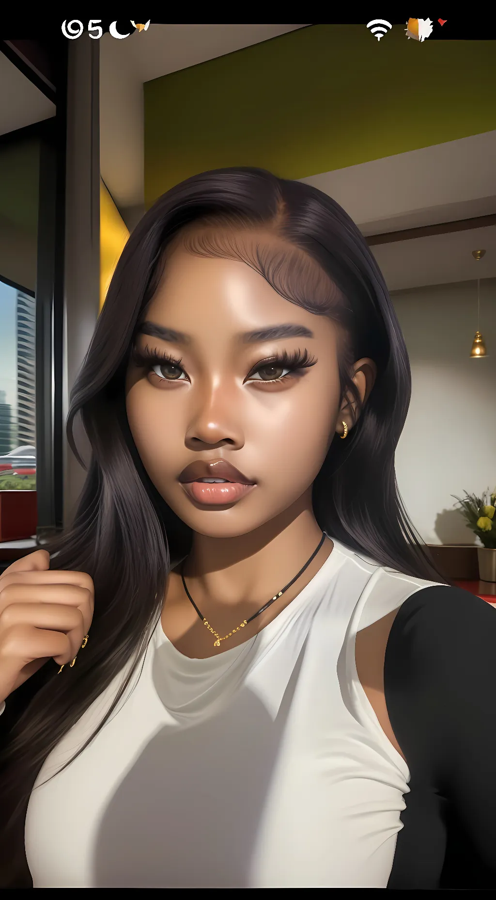 ai character: Estina background