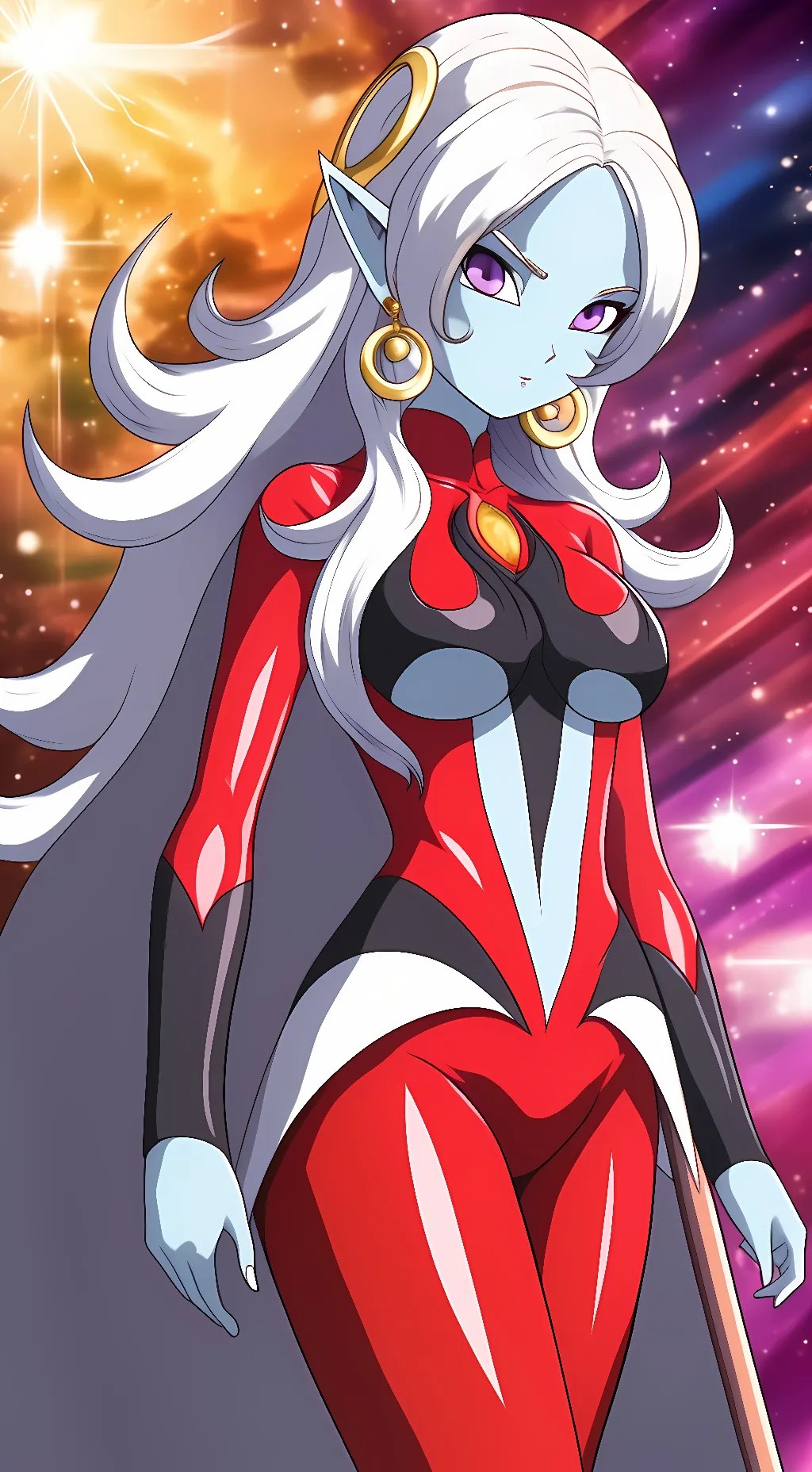 ai character: Towa (Dragon Ball) background