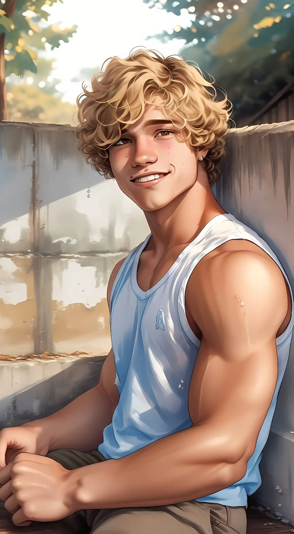 ai character: Brooks Cooper background