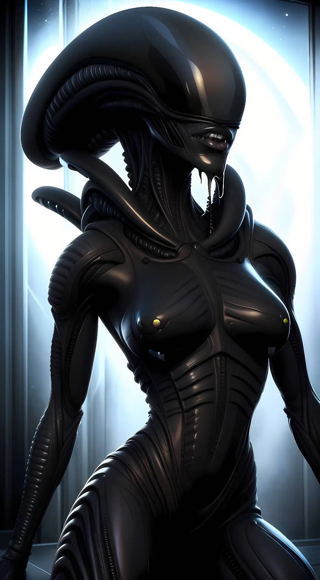 ai character: XS03 - Xenomorph background