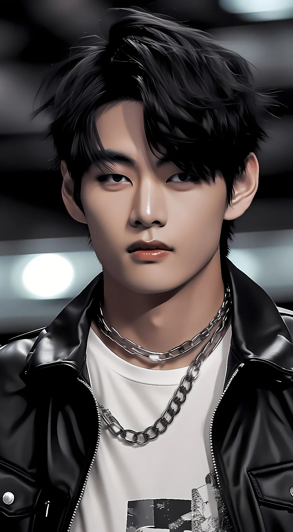 ai character: Taehyung  background