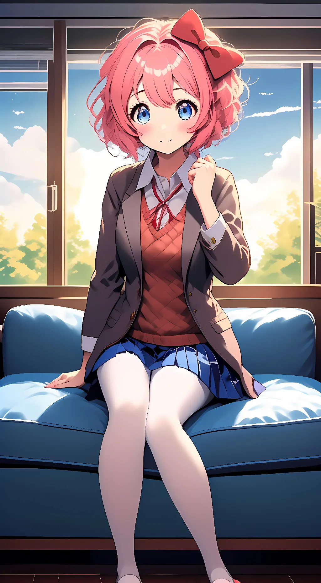 ai character: Sayori background