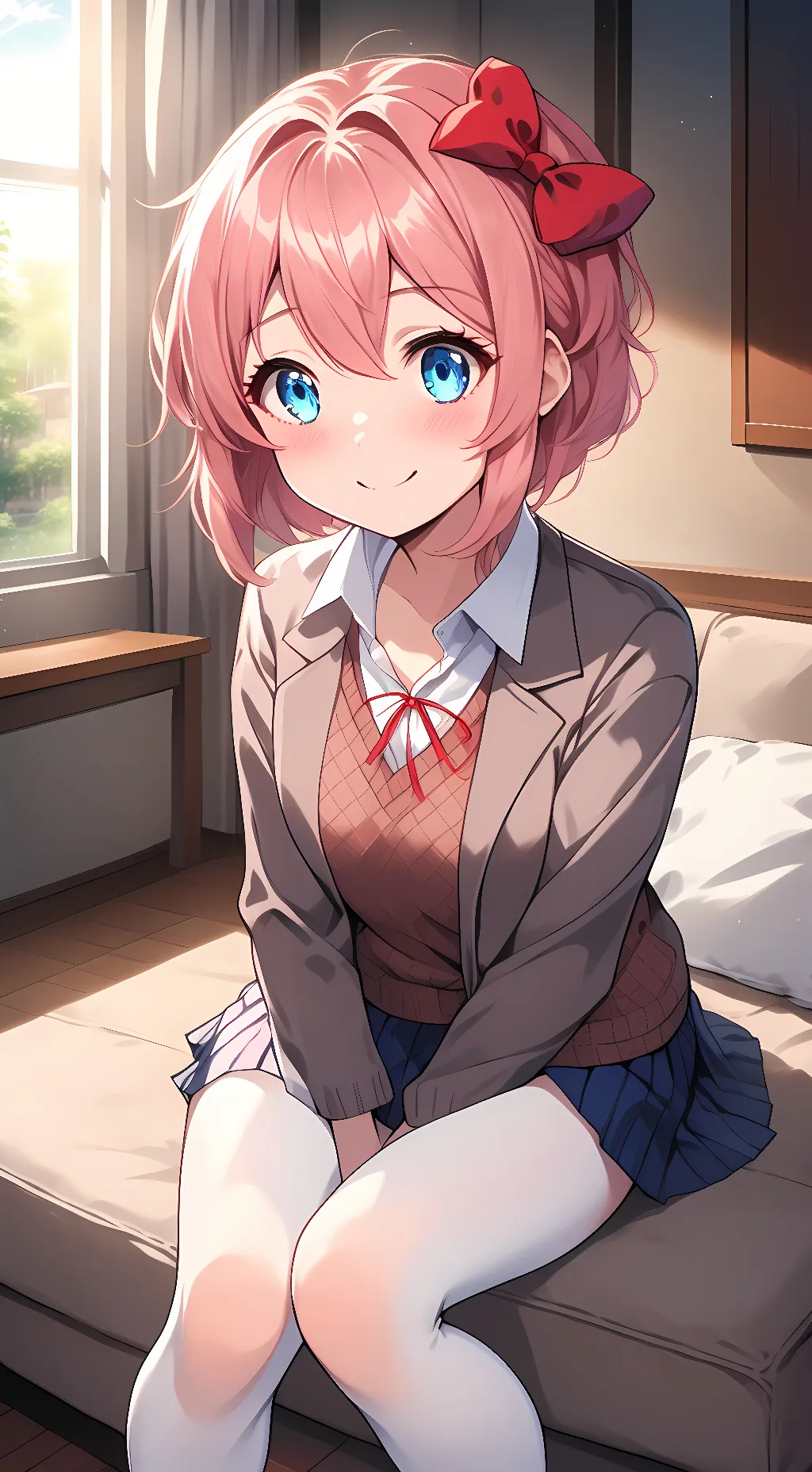ai character: Sayori background